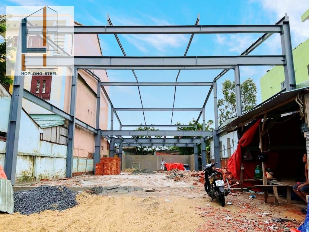 Thi công nhà thép tiền chế tại Liên Chiểu Đà Nẵng