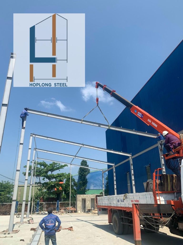 Thi công nhà thép tiền chế tại Hòa Vang Đà Nẵng