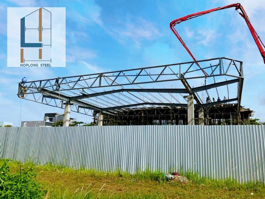 Thi công nhà thép tiền chế tại Cẩm Lệ Đà Nẵng