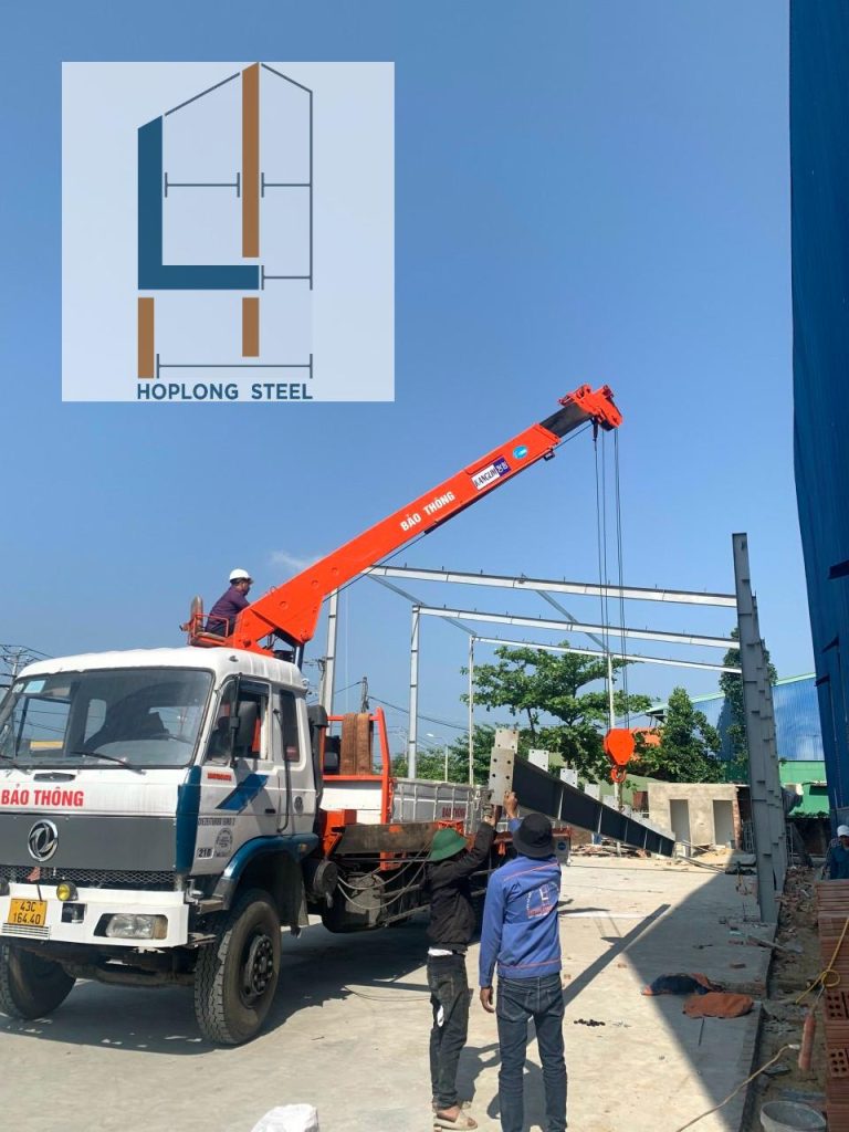 Thi công nhà thép tiền chế tại Hòa Vang Đà Nẵng