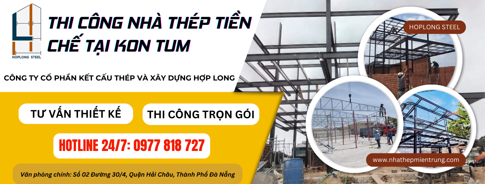 Báo giá thi công nhà thép tiền chế tại Kon Tum