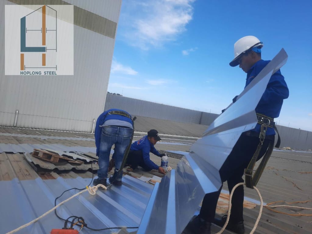 Dịch vụ thay mái tôn nhà xưởng tại Đà Nẵng